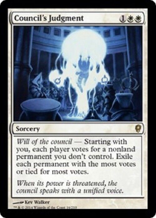 MTG MTG 1x Council's Judgment Conspiracy MAGIC The Gathering card