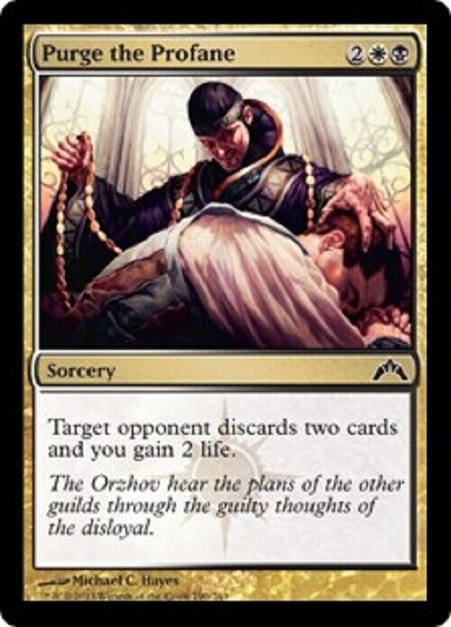 MTG MTG 2x Purge the Profane Gatecrashcard Magic The Gathering Commander Pauper