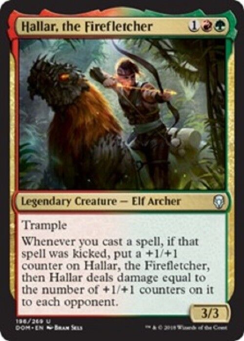 MTG Hallar, the Firefletcher Dominaria Unplayed NM card MTG Magic Pauper