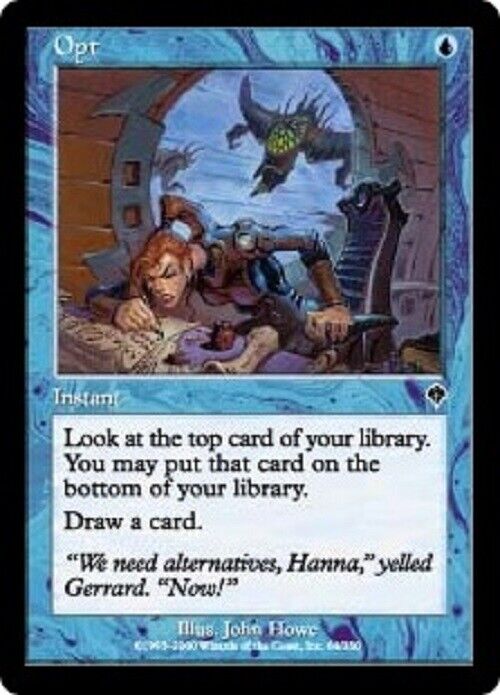 MTG MTG 1x Opt Invasion Card Magic The Gathering pauper