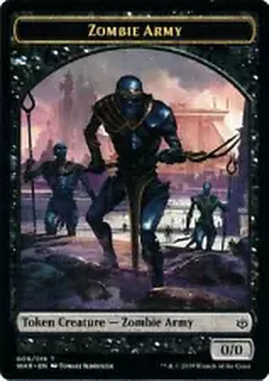 MTG MTG 4x Zombie Army Token 008/019 New MTG War of the Spark CARDS