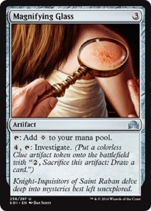 MTG MTG 1x Magnifying Glass Shadows over Innistrad Cards Magic The Gathering