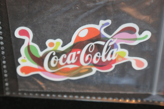 Coca Cola Vintage Stickers Decals Splash Color Laptop Window Bumper Door