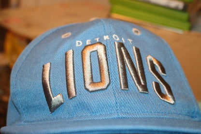 New Era Nfl Detroit Lions Team Blue Adjustable Flex Cap Hat Budweiser Beer