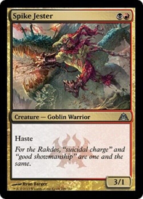 MTG MTG 1x  Spike Jester Dragon's Goblin Warrior Maze Card Magic The Gathering