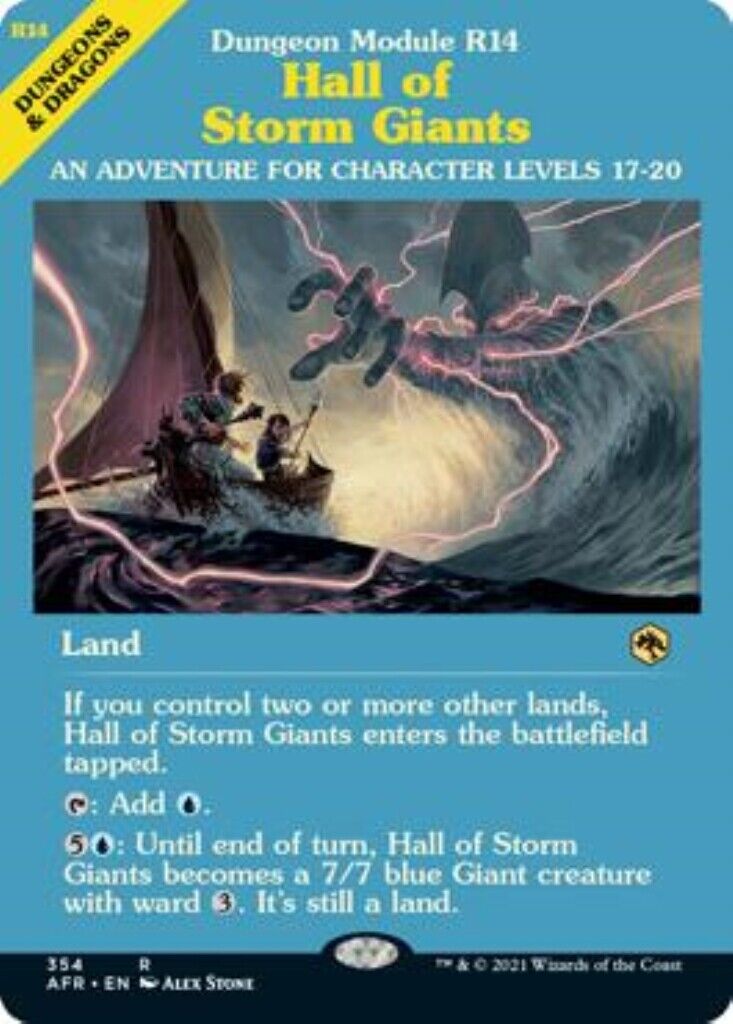 MTG Hall of Storm Giants Classic Module  Adventures in the Forgotten Realms MTG 1x