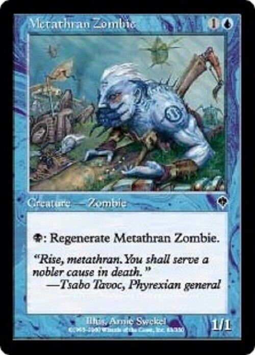 MTG MTG 1x Metathran Zombie Invasion card Magic The Gathering NM