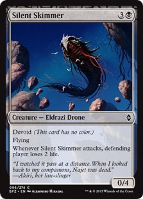 MTG 4x  Silent Skimmer BFZ Battle for Zendikar  MTG Magic the Gathering card