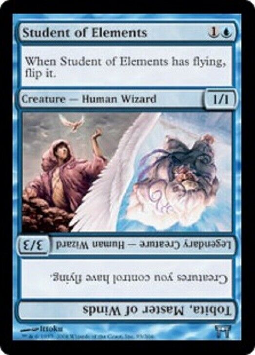 MTG Mtg x1 Student of Elements Champions of Kamigawa blue Magic the Gathering card