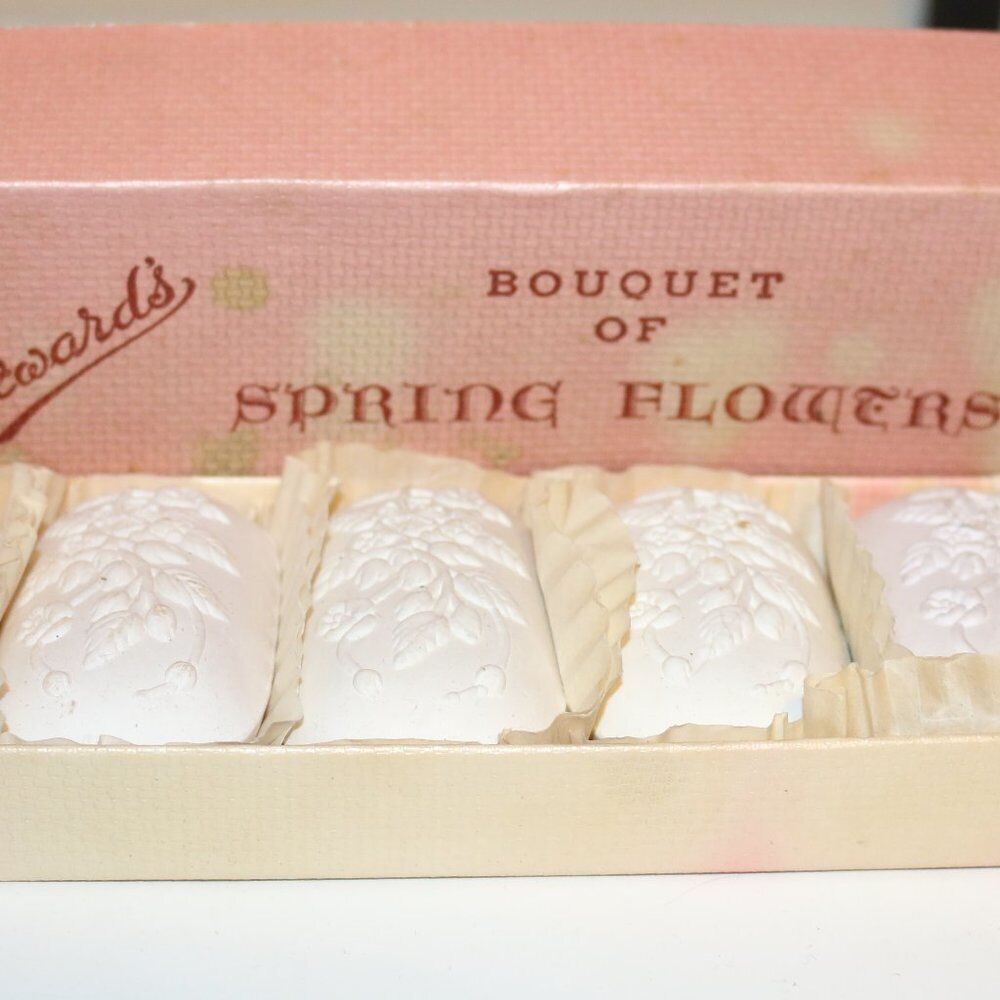 Lot 6 Rare Montréal Canada Siward'S Bouquet Of Spring Flowers Vintage Soap 1960S