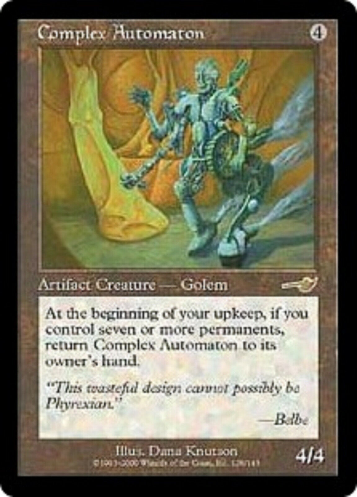 MTG 1x Complex Automaton Nemesis card MTG Magic the Gathering