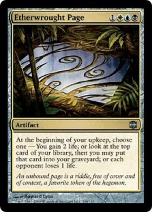 MTG MTG 1x  Etherwrought Page Alara Reborn  Magic The Gathering card