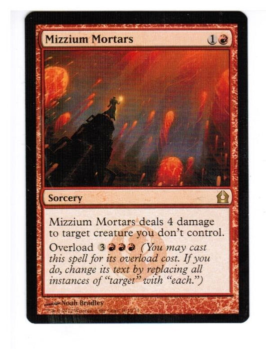 MTG Mizzium Mortars-Return to Ravnica-Magic the Gathering red sorcery mTG card