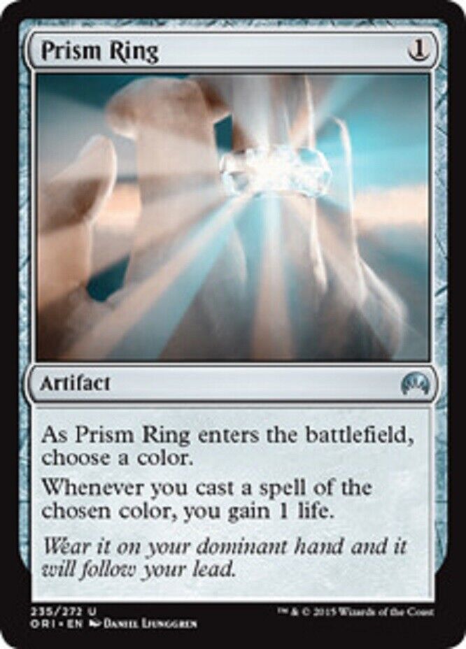 MTG 1x Prism Ring ORI Magic Origins MTG MAGIC THE GATHERING CARD