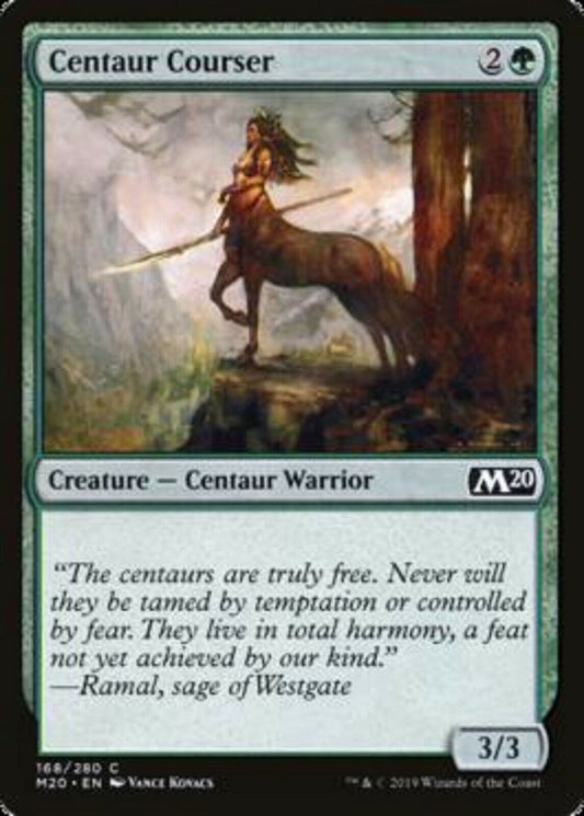 MTG MTG 4x Centaur Courser Core Set 2020 cards Magic The Gathering