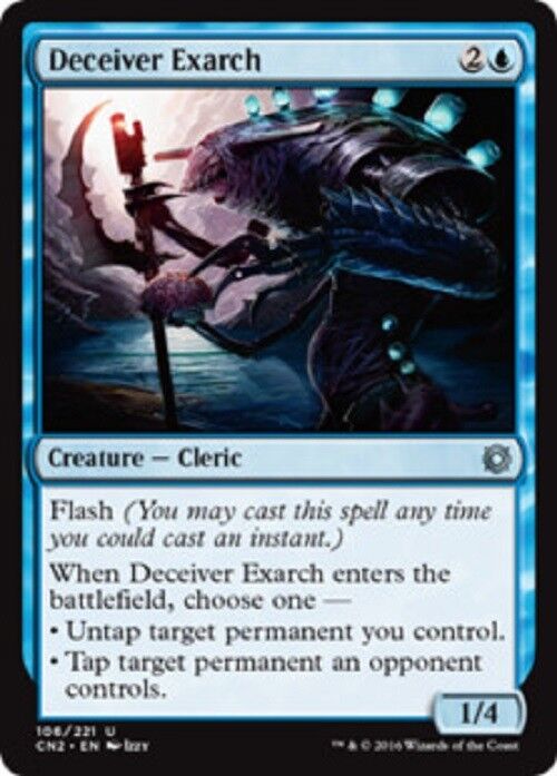 MTG MTG 1x Deceiver Exarch Conspiracy: Take the Crow card Magic The Gathering NM