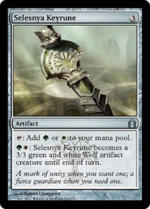 MTG MTG 1x Selesnya Keyrune Return to Ravnica  Cards Magic The Gathering