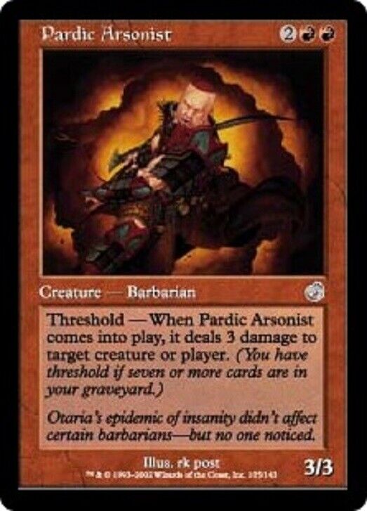 MTG MTG 1x Pardic Arsonist Torment NM card Magic the Gathering