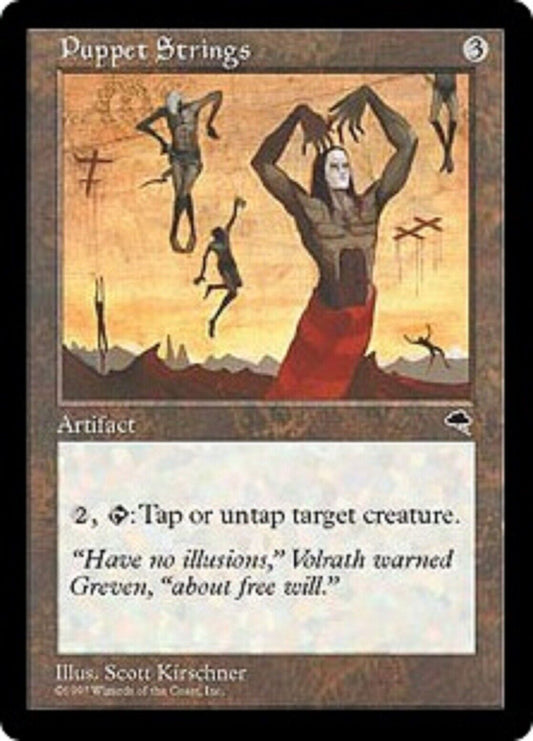 MTG MTG 1x Puppet Strings Tempest card Magic the gathering