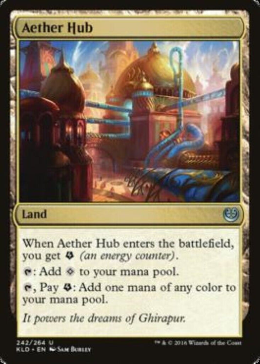 MTG MTG 1x   Aether Hub Kaladesh Card Magic The Gathering