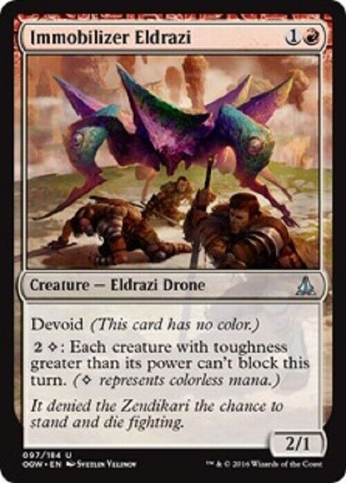 MTG MTG 1x Immobilizer Eldrazi Oath of the Gatewatch Card Magic The Gathering