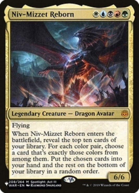 MTG MTG 1x Niv-Mizzet Reborn The List  Card Magic The Gathering NM Commander