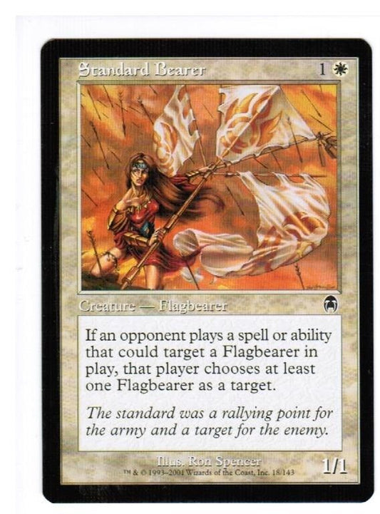 MTG 1x Standard Bearer MTG  NM Card Magic the Gathering Commander