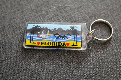 Vintage Key-Chain Florida Dolphins 1980'S