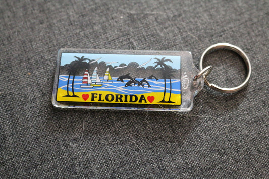 Vintage Key-Chain Florida Dolphins 1980'S