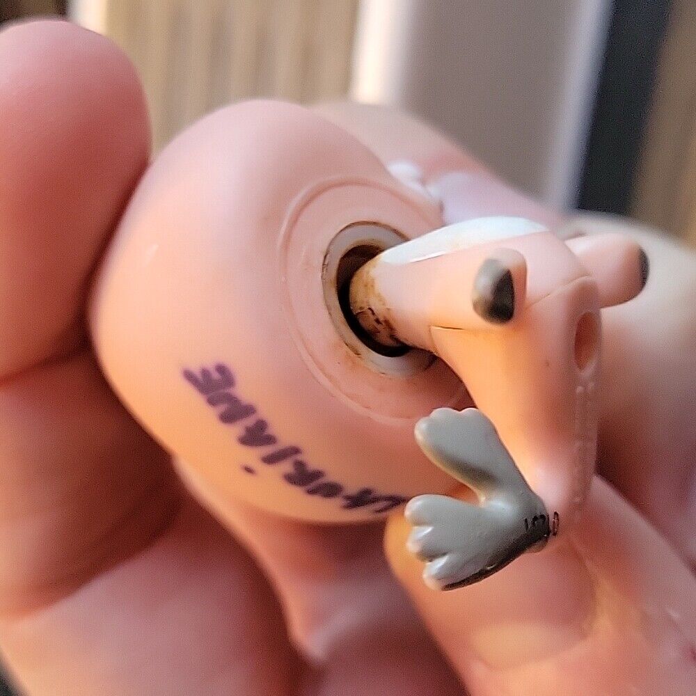 Littlest Pet Shop #1527 Pink Seal Figure Toy Mini-Fig 2007