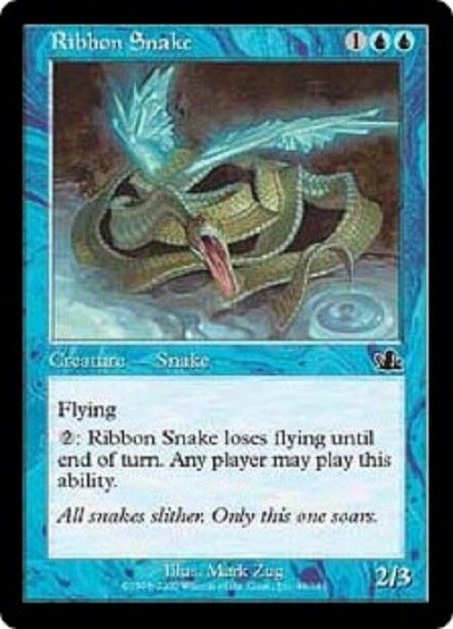 MTG MTG Ribbon Snake Prophecy  X4 4x Magic the GAthering Look cards