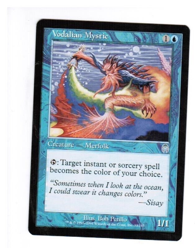 MTG Vodalian Mystic Merfolk Apocalypse MTG NM Magic the Gathering Pauper