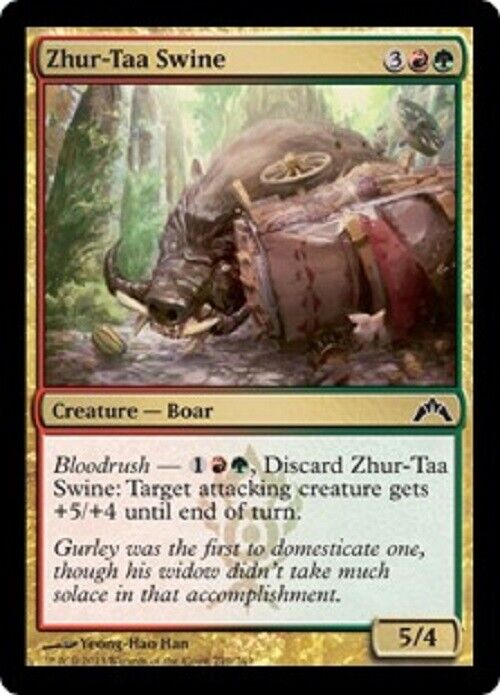 MTG MTG 4x Zhur-Taa Swine Gatecrash Card Magic The Gathering