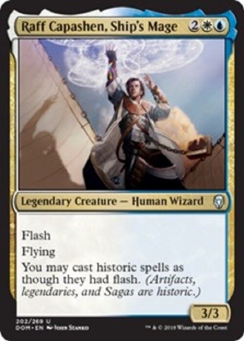 MTG Raff Capashen, Ship's Mage Dominaria Unplayed NM card Freshpack MTG Magic Pauper