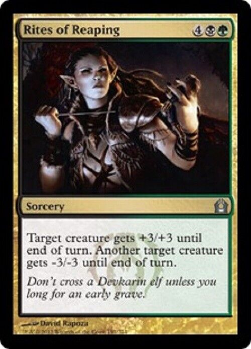 MTG MTG 2x  Rites of Reaping RTR Return to Ravnica  Magic The Gathering Pauper