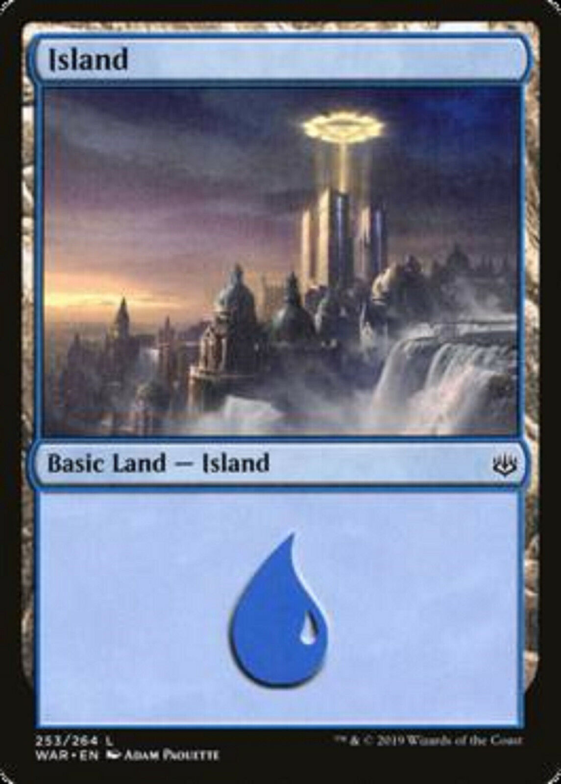 MTG Island (253) War of the Spark Magic the Gathering 4x mtg  cards