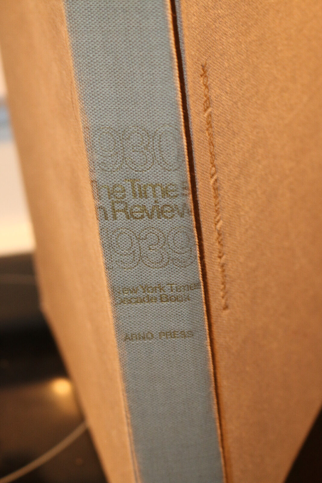 The New York Times Decade Heavylarge Book Times In Review 1930-1939 Vintage Rare
