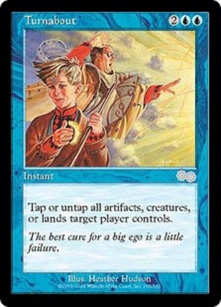 MTG Turnabout Urza's Saga MTG Magic the gathering card 1x