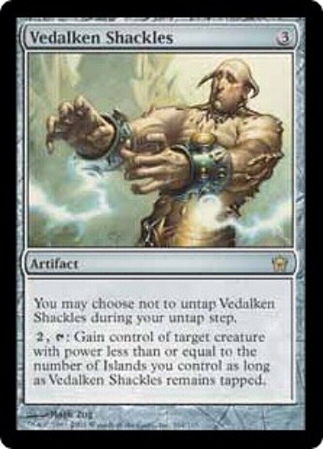 MTG MTG 1x  Vedalken Shackles 5DN Fifth Dawn Card Magic The Gathering NM Commander