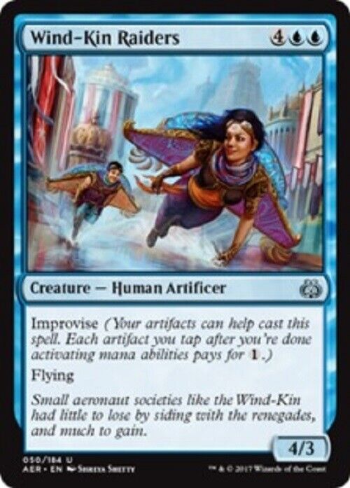 MTG MTG 1x Wind-Kin Raiders Aether Revolt  Card Magic The Gathering