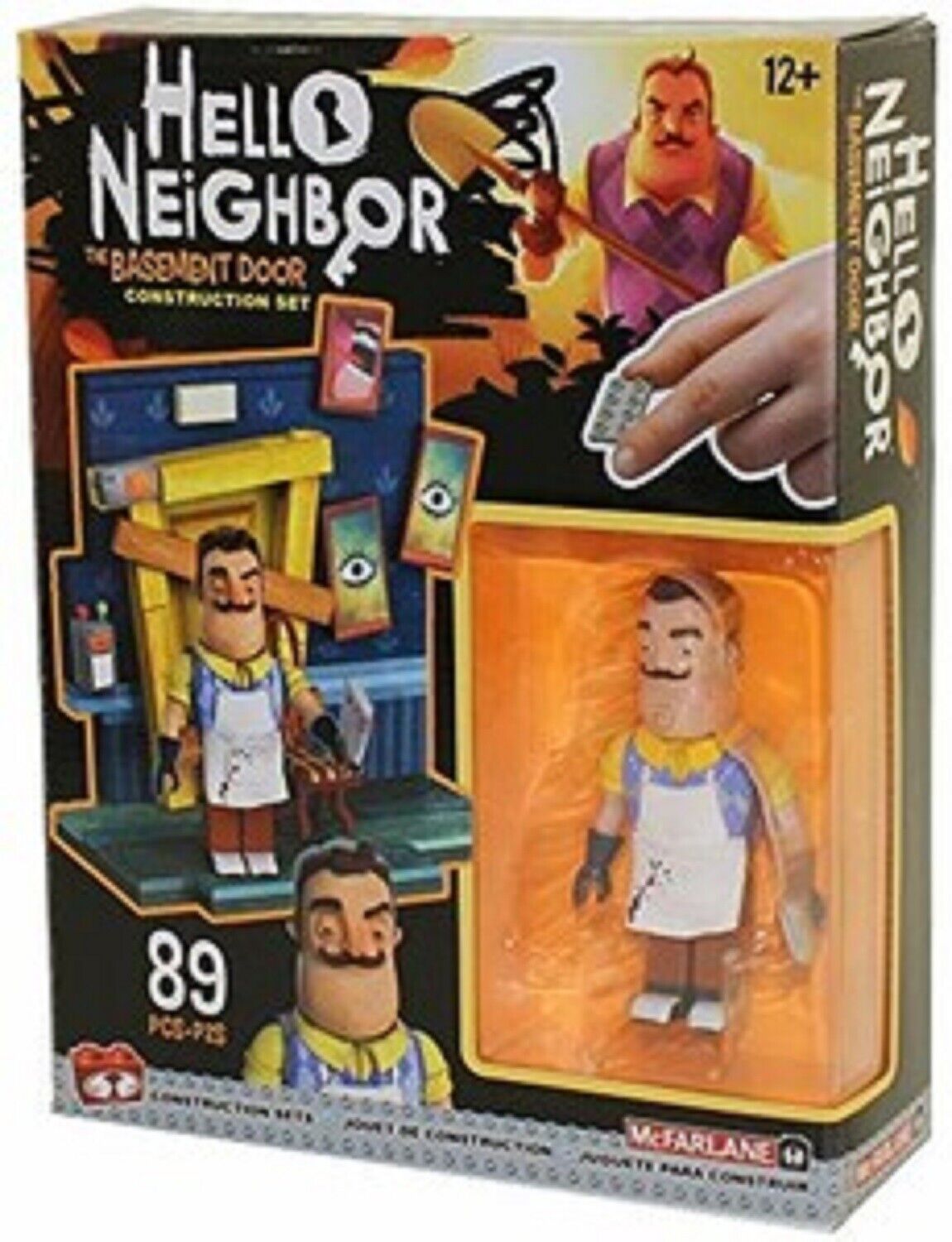 Hello Neighbor The Basement Door Construction Set Mcfarlane 89 Pieces