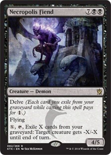 MTG MTG 1x Necropolis Fiend Khans of Tarkir  Magic The Gathering