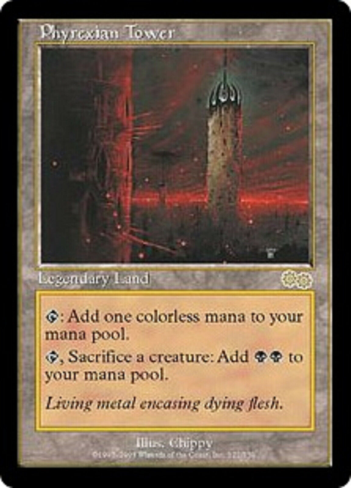 MTG MTG 1x Phyrexian Tower Urza's Saga Card Magic The Gathering