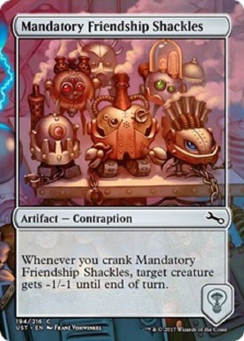 MTG MTG 4X Mandatory Friendship Shackle Unstable card Magic the Gathering FreshPack