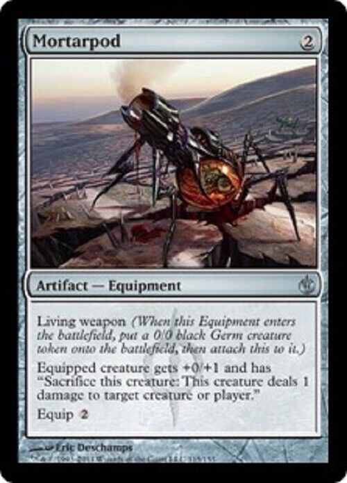 MTG MTG 1x Mortarpod Mirrodin Besieged COMMANDER card Magic The Gather Omniphustoys MTG MTG 1x Mortarpod Mirrodin Besieged COMMANDER card Magic The Gather Omniphustoys