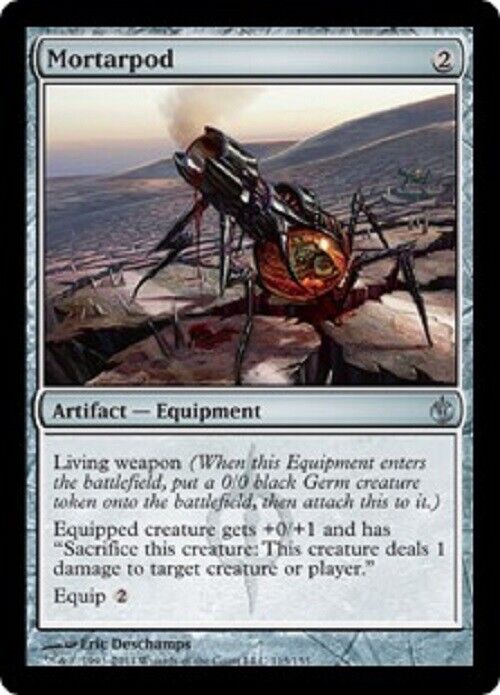 MTG MTG 1x Mortarpod Mirrodin Besieged COMMANDER card Magic The Gathering