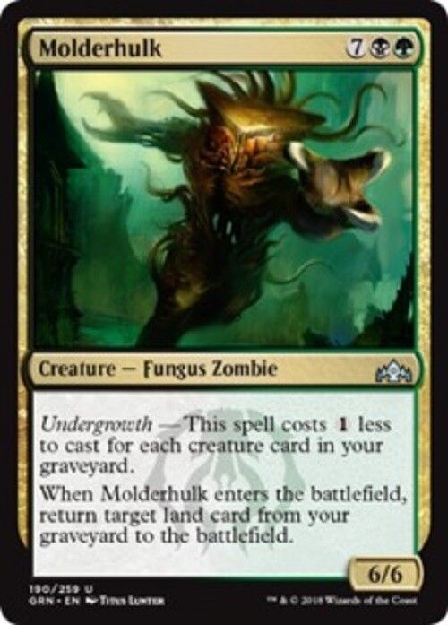 MTG 1x Molderhulk Guilds of Ravnica Card MTG  Commander Pauper