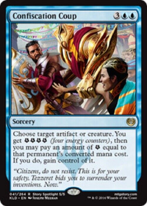 MTG MTG 1x Confiscation Coup Kaladesh Card Magic The Gathering