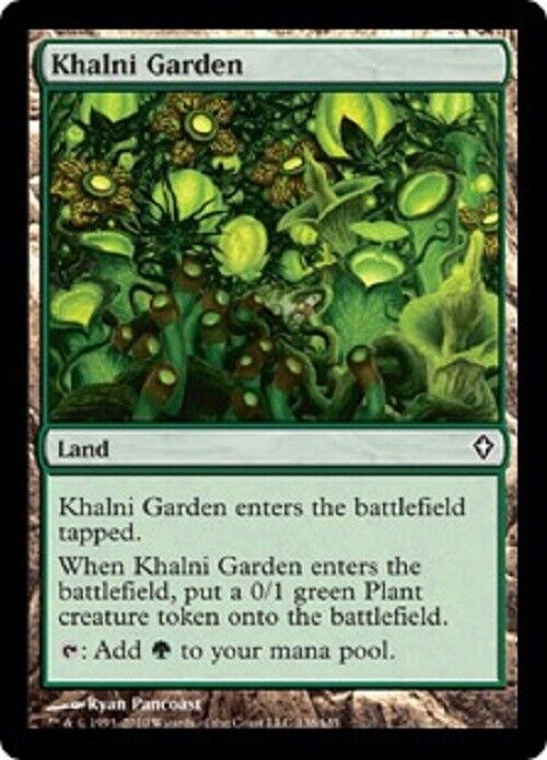 MTG 1x Khalni Garden Worldwake MTG Magic the Gathering card