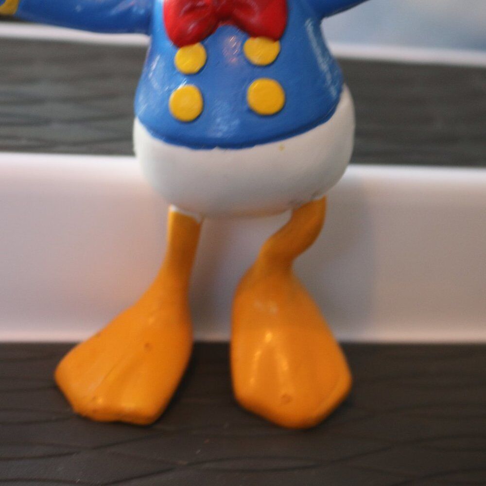 Disney Donald Duck Rubber Bendable 5.5" Figures By Applause - Vintage